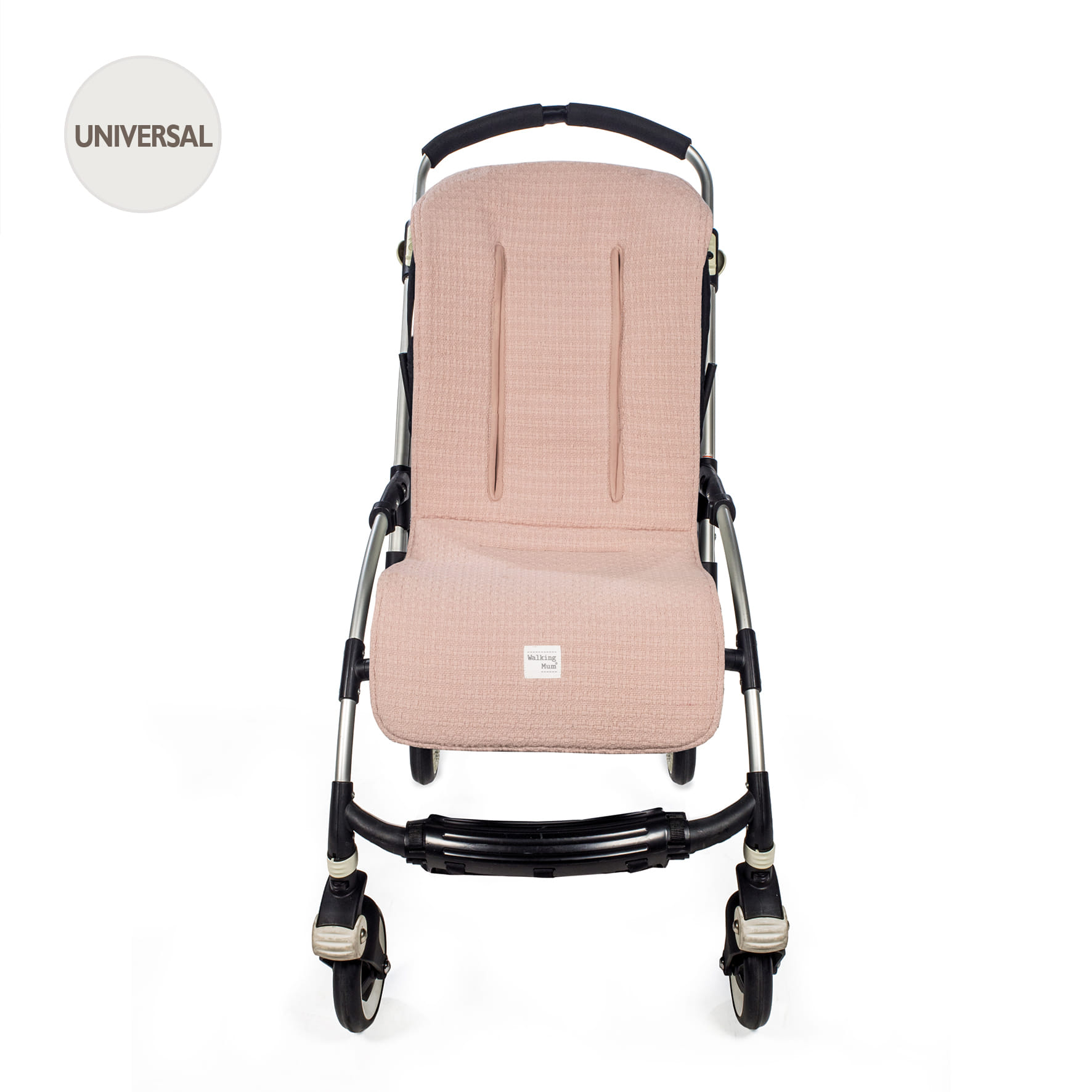 Colchoneta universal para silla de paseo verano Café au lait rosa