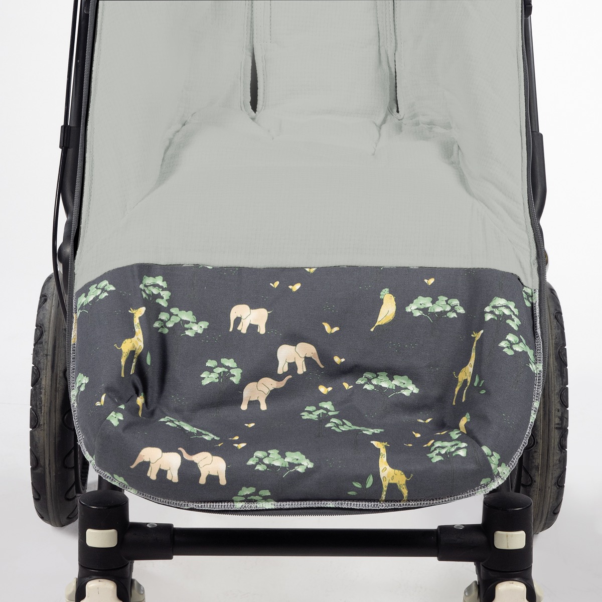 Saco Universal Animales Rosa para sillas de paseo de bebés en invierno