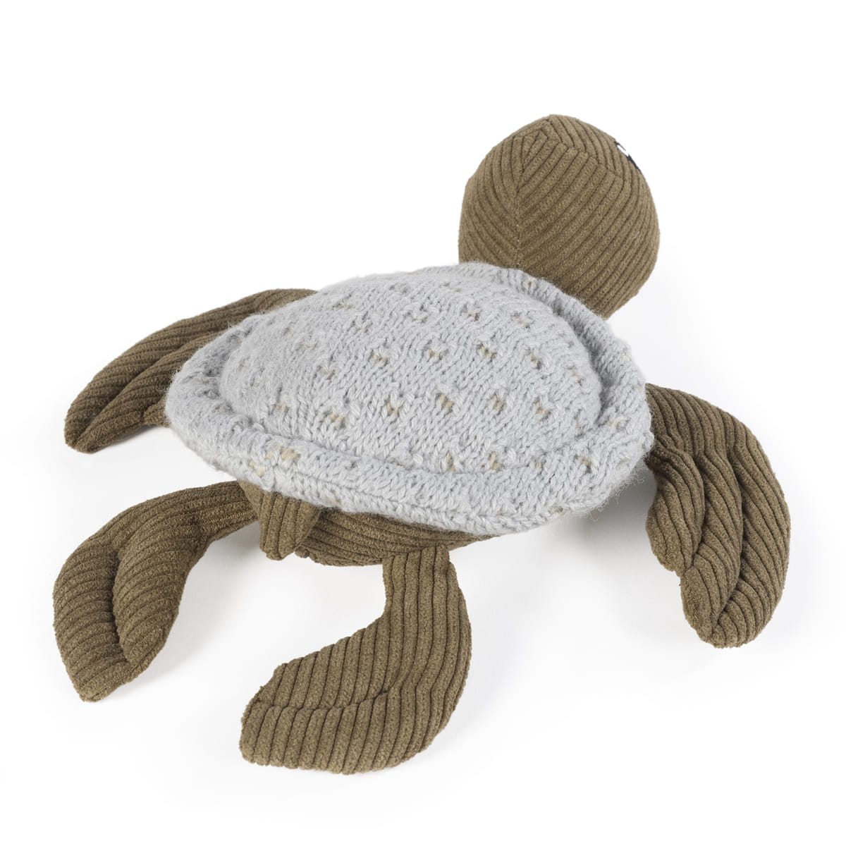 Ark Toys Peluche Tartaruga Verde Con Fagioli - 17 Cm - Morbido Giocattolo Per Bambini Con Libretto