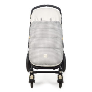 SACO SILLA I LOVE VICHY CUADRO GRIS INVIERNO