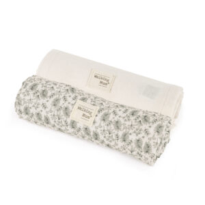 SET/ 2 MUSLIN SQUARES 70X70 CM  GALA MINT