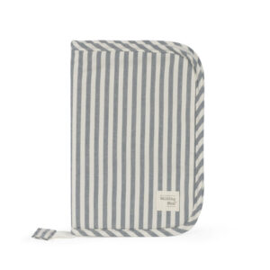 BIRTH BOOK COVER PRALINÉ STRIPS MATCHA