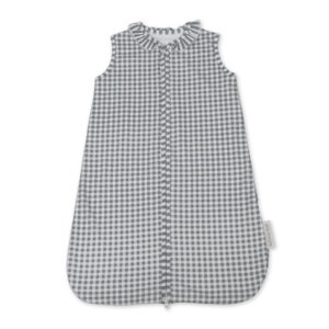 BABY SLEEPING BAG SUMMER PRALINÉ VICHY/STRIPS MATCHA TOG 0,5