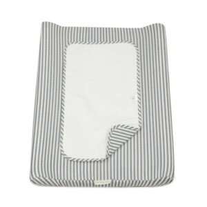 MATELAS À LANGER AVEC HOUSSE HOME PRALINÉ RAYURES MATCHA