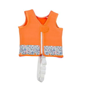 LEARNING SWIM VEST FLOWERS S/XS (11-15KG)