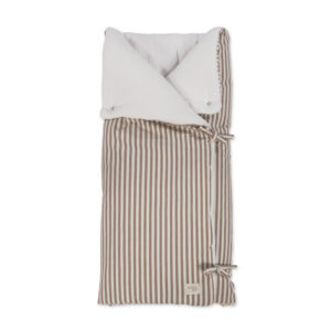 BABY NEST/BLANKET PRALINÉ STRIPS MOKA TOG 2,5