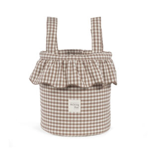 BOLSO BUCKET PRALINÉ VICHY MOKA
